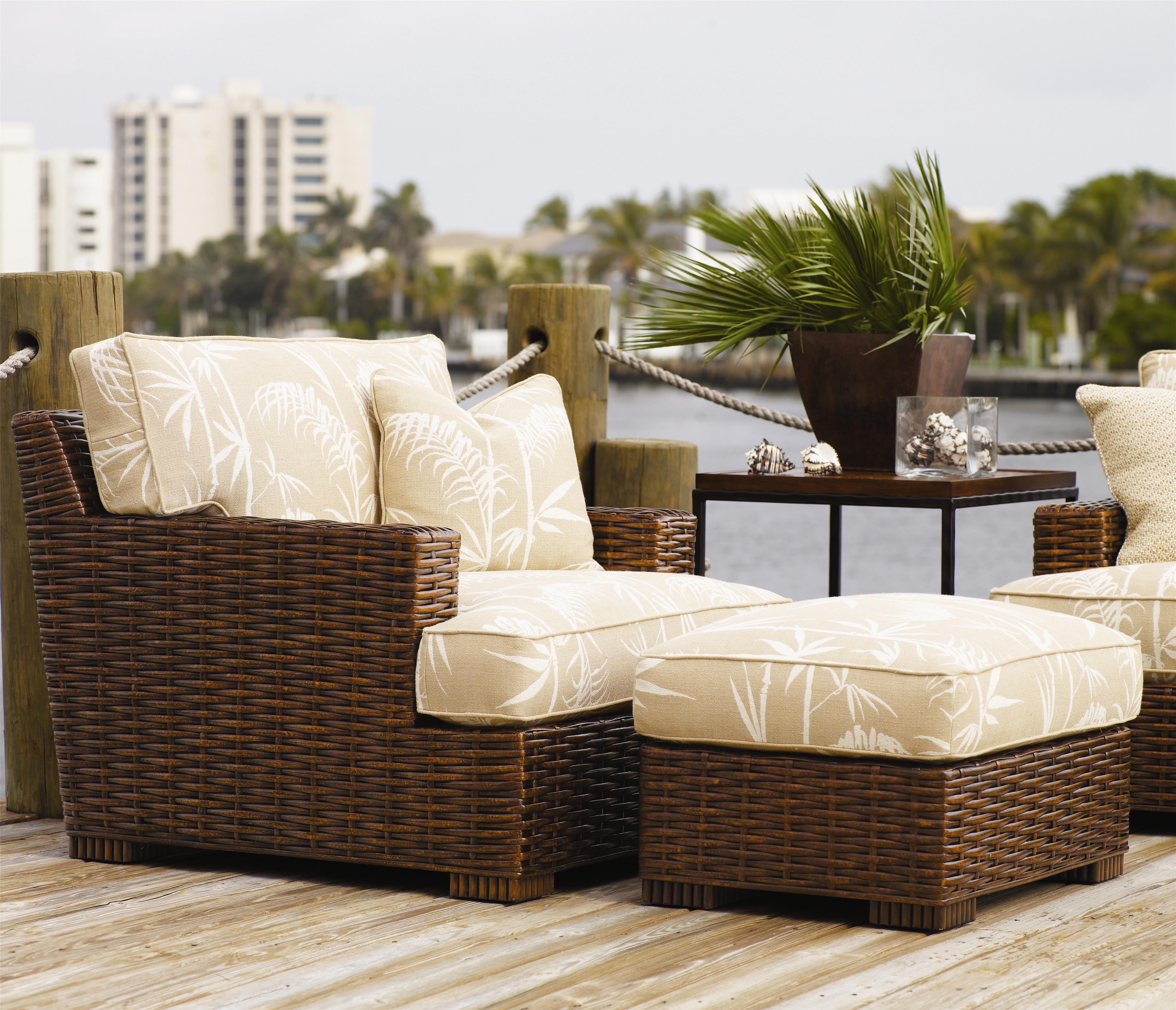 Tommy Bahama Home Ocean Club 179211 Woven Split Rattan Salina Chair